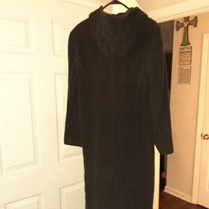 Anne Klein Mid-calf Hooded Trench Coat